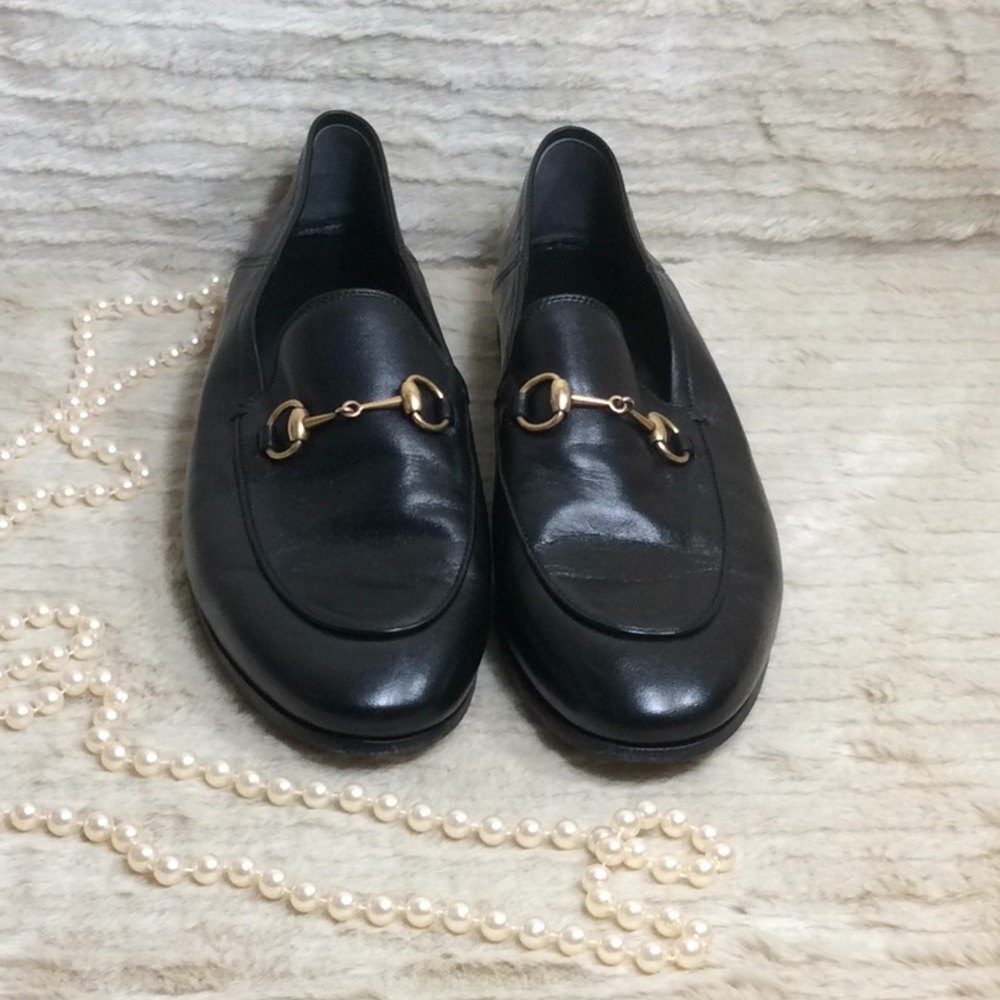 Gucci Braxton horsebit leather women's size 38.5